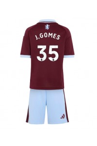 Aston Villa Joao Gomes #35 Jalkapallovaatteet Lasten Kotipeliasu 2026-27 Lyhythihainen (+ Lyhyet housut)
